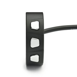 Daytona, 3-Button switch for handlebars. Passer 22mm / 1" styr  chrome.