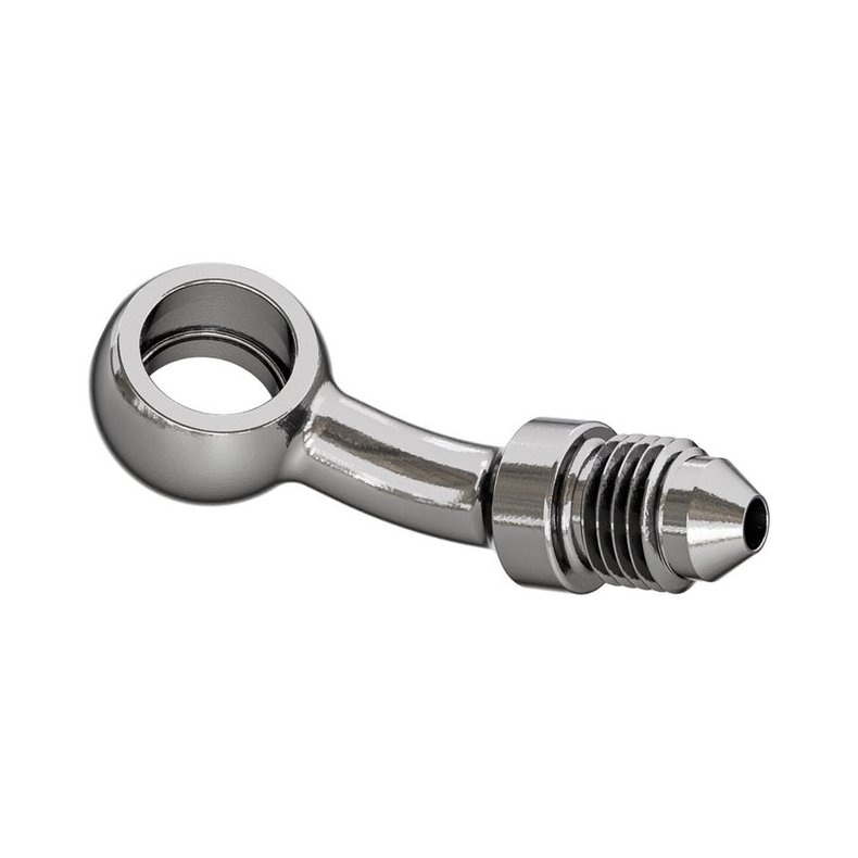 10mm (3/8") BANJO FITTING 20 grader, Rustfri.
