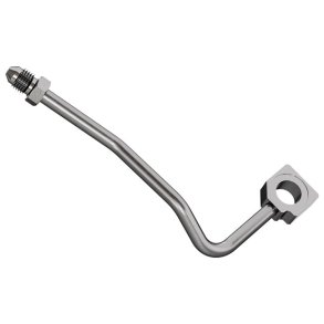 Goodridge, front ABS banjo adapter AN3 High polished stainless steel.