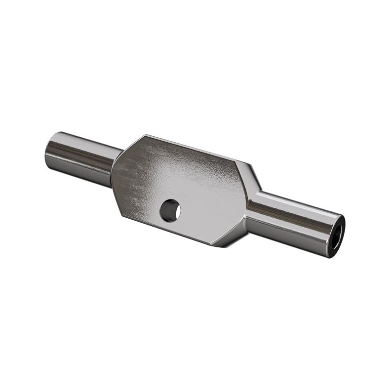 Goodridge, ABS front T-bar for 3/8" banjo bolts High polished stainless steel. 11/32" / 8mm bolt 