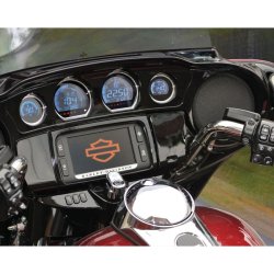 KOSO, HD-06 4-piece gauge kit. Blue display ABE approved.  14-20 Touring 