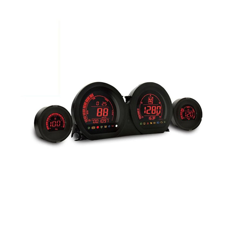 KOSO, HD-03 8-color 4-piece gauge kit ABE approved. 14-23 Touring