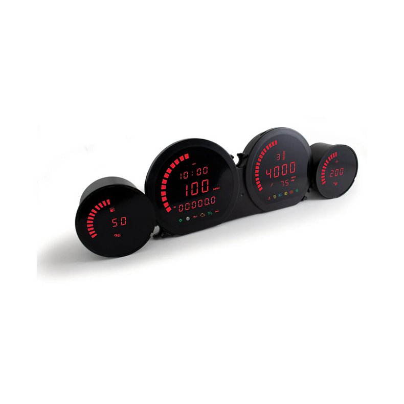 KOSO, HD-03 4-piece gauge kit. Red display KOSO, HD-06 4-piece gauge kit.  14-20 Touring 