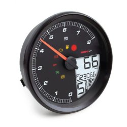 KOSO, HD-05 Speedometer / tachometer. Black bezel Black face, 11-17 Softail; 14-22 FLHR 17-24 FLHRXS