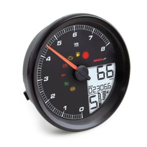 KOSO, HD-05 Speedometer / tachometer. Black bezel Black face, 11-17 Softail; 14-22 FLHR 17-24 FLHRXS
