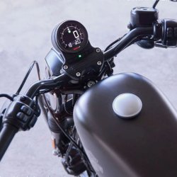 KOSO, DL-04HD multifunctional gauge 04-10 Softail; 04-11 Dyna; 04-13 XL. 