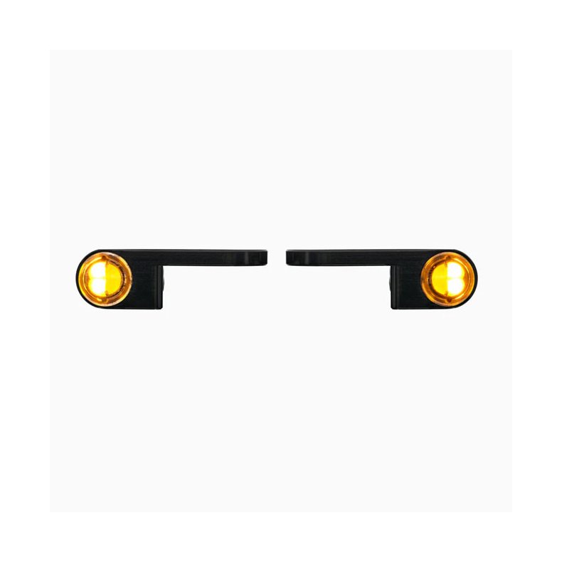 Motogadget, Mo.blaze Tens turn signals. Front 02-up H-D with hydraulic clutch. 