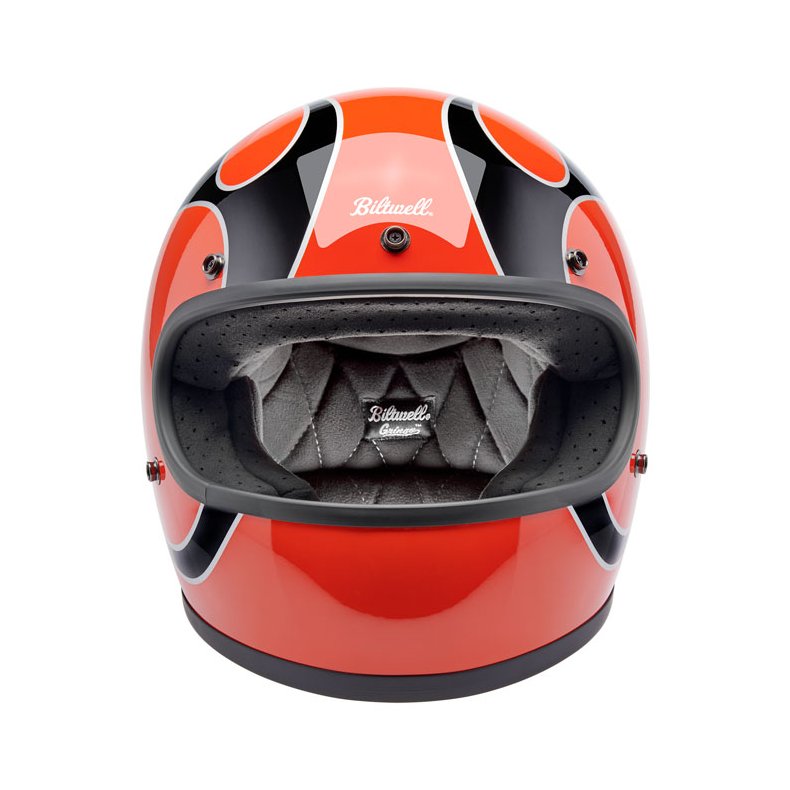 Biltwell Gringo helmet Comp Orange Flames 
