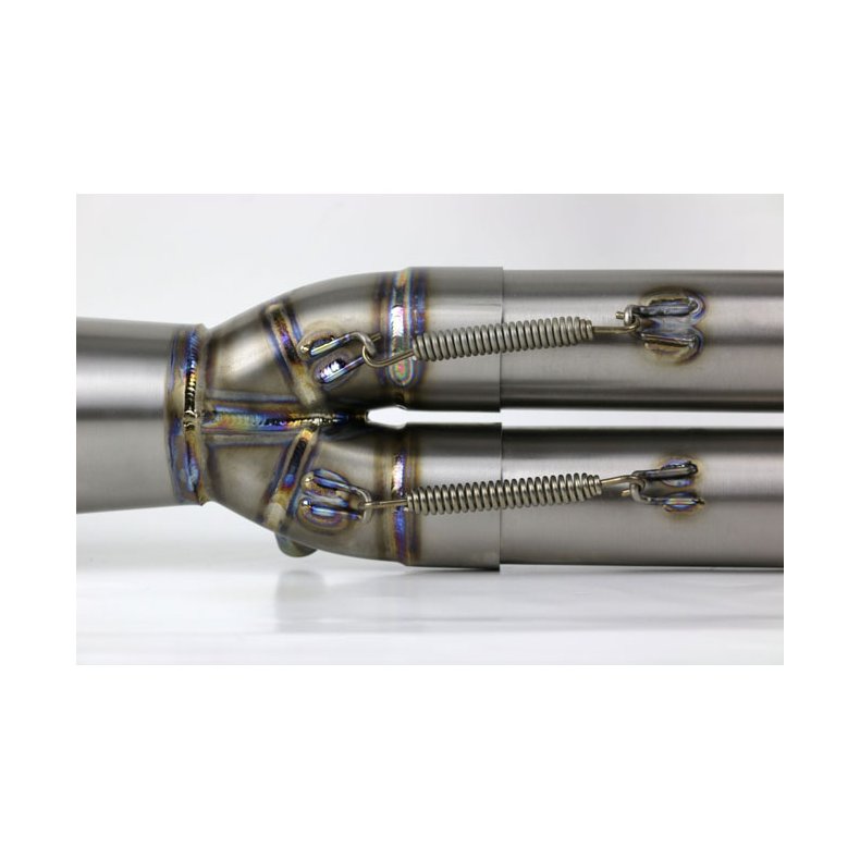 Kodlin, Next Level 2-1 exhaust system. Titanium Euro 4 and 5 homologated  18-24 Softail