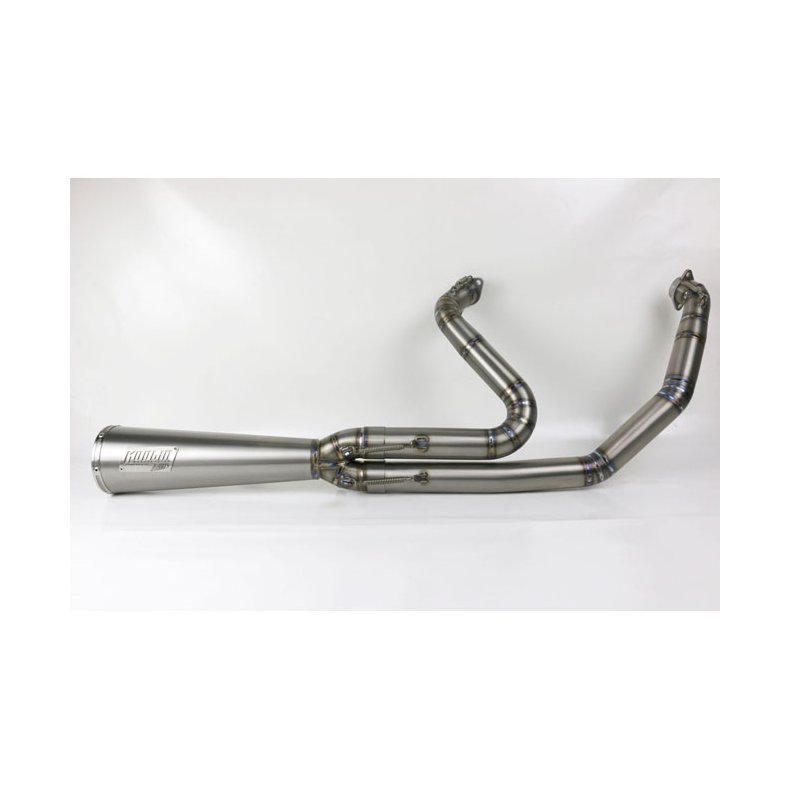 Kodlin, Next Level 2-1 exhaust system. Titanium Euro 4 and 5 homologated  18-24 Softail