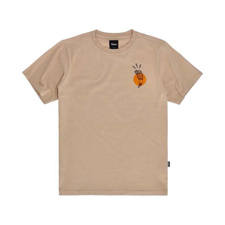 Roeg Ryder t-shirt sand