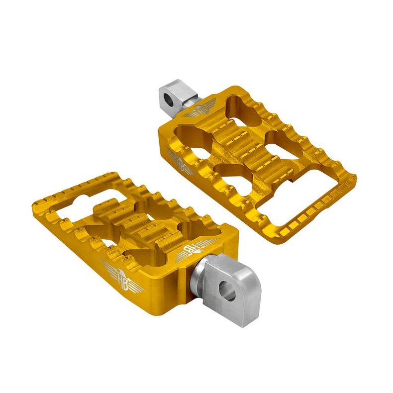 HeinzBikes, v1 MX foot pegs   All H-D with traditional male mount. 