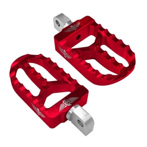 HeinzBikes, v2 MX foot pegs  18-25 Softail rider (excl. floorboard models)