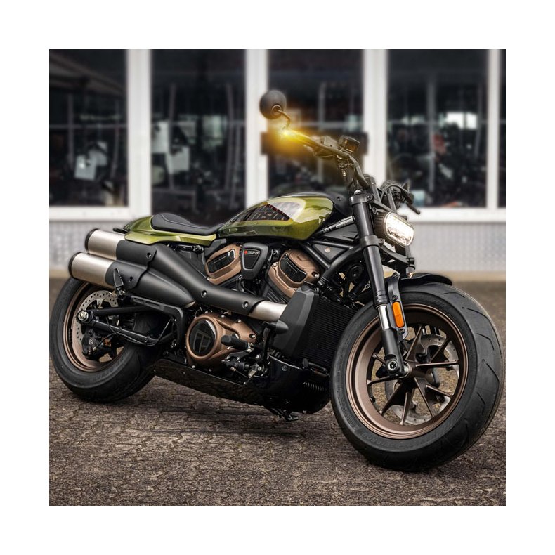 HeinzBikes, Nano below bar turn signals. 21-25 RH Sportster: 21-25 RH1250S Sportster; 21-25 RH975 Ni