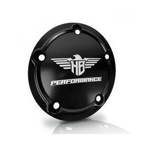 HeinzBikes, Performance ignition point cover. Black  99-17 Twin Cam