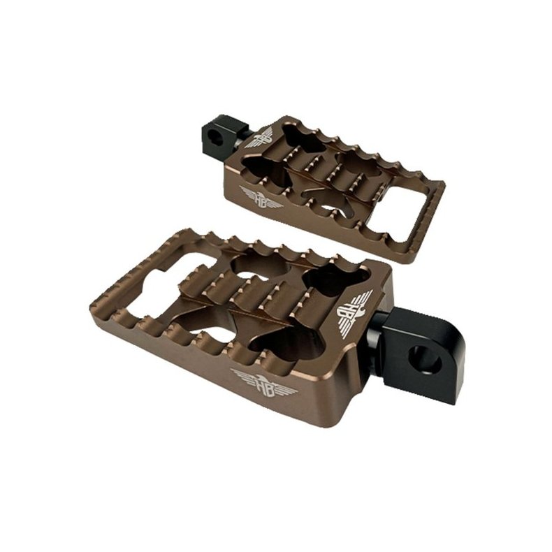 HeinzBikes, v1 MX foot pegs   18-25 Softail passenger