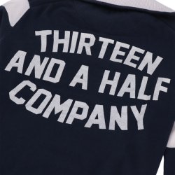 13 1/2 Outlaw half-zip sweater navy/offwhite