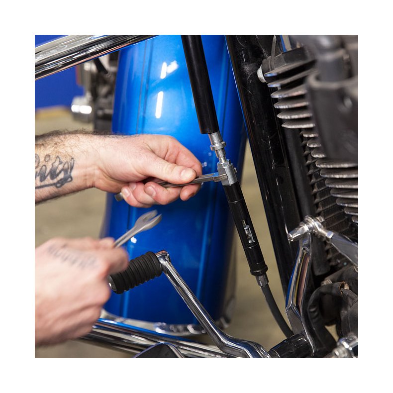 Motion Pro, top half clutch cable. Black M8