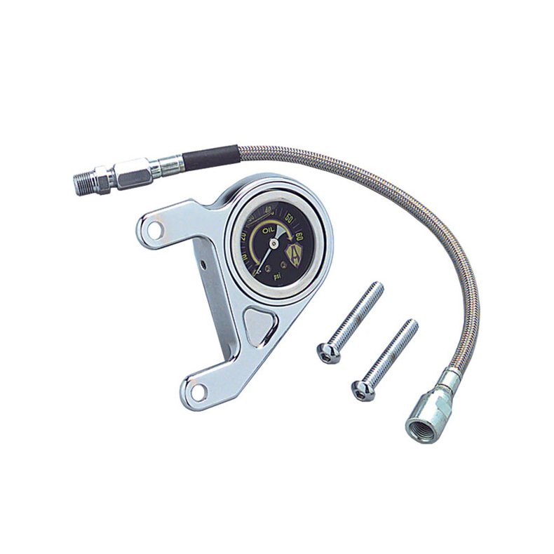 Arlen Ness, oil pressure gauge kit. Smooth. > 99-17 Twin Cam 