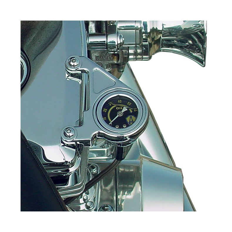 Arlen Ness, oil pressure gauge kit. Smooth. > 99-17 Twin Cam 