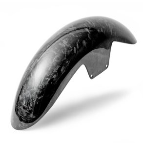 Tommy & Sons, carbon fiber ST Style mid length wrapper front Forged carbon. 14-25 FLT/Touring