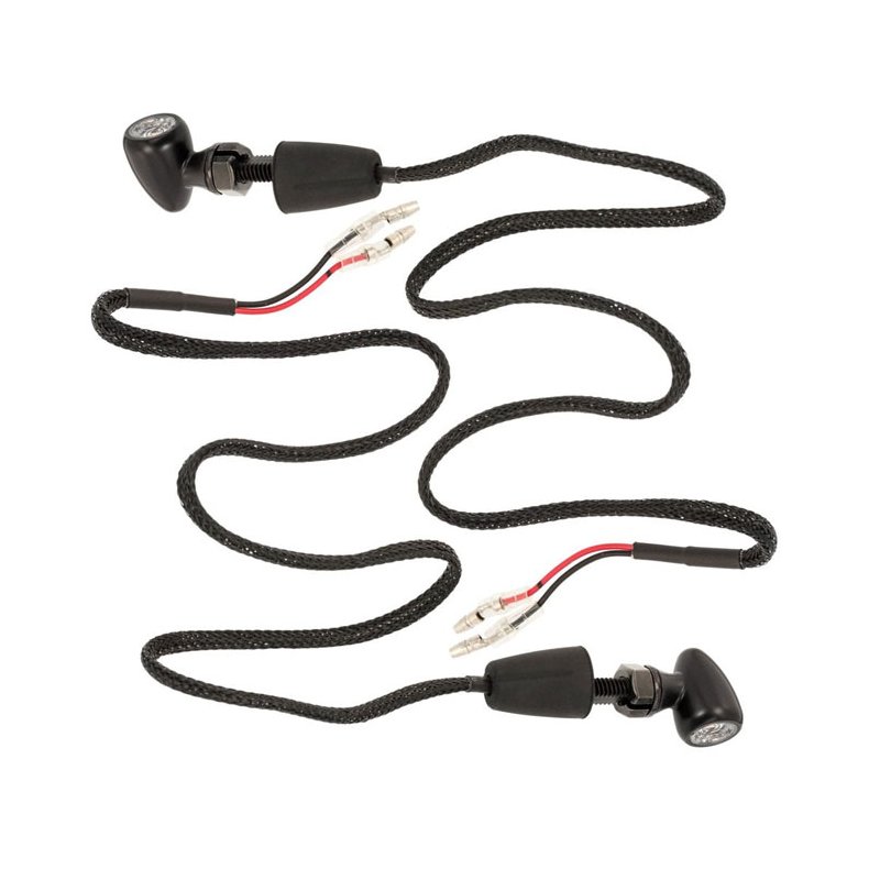 Motone, Pico LED 3-1 taillight/turn signal combo. Black ECE R148 approved, for rear use only. 12V. 