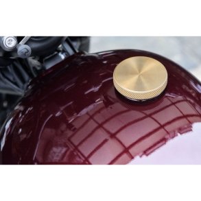 Motone, vented gas cap. 83-18 H-D; Triumph: some Bonneville, T100, America, Speedmaster,