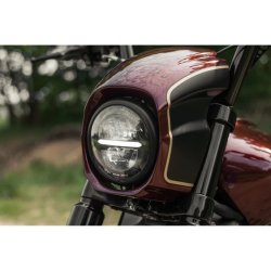 Killer Custom, Tomahawk Series Headlight Fairing. Black 15-Up Indian Scout
