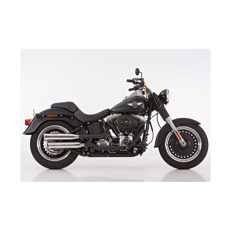 Falcon, Double groove Slip-ons exhaust 2007 FXSTD; 07-16 FLSTF; 10-16 FLSTFB; 15-16 FLSTFBS