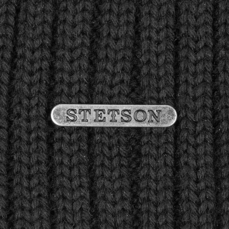 STETSON Northport Knit Beanie Black HUE