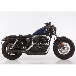 Falcon, Double groove Slip-ons exhaust 14-16 XL1200C/CA/CB; 14-16 XL1200T; 14-16 XL1200V; 14-16 mm.
