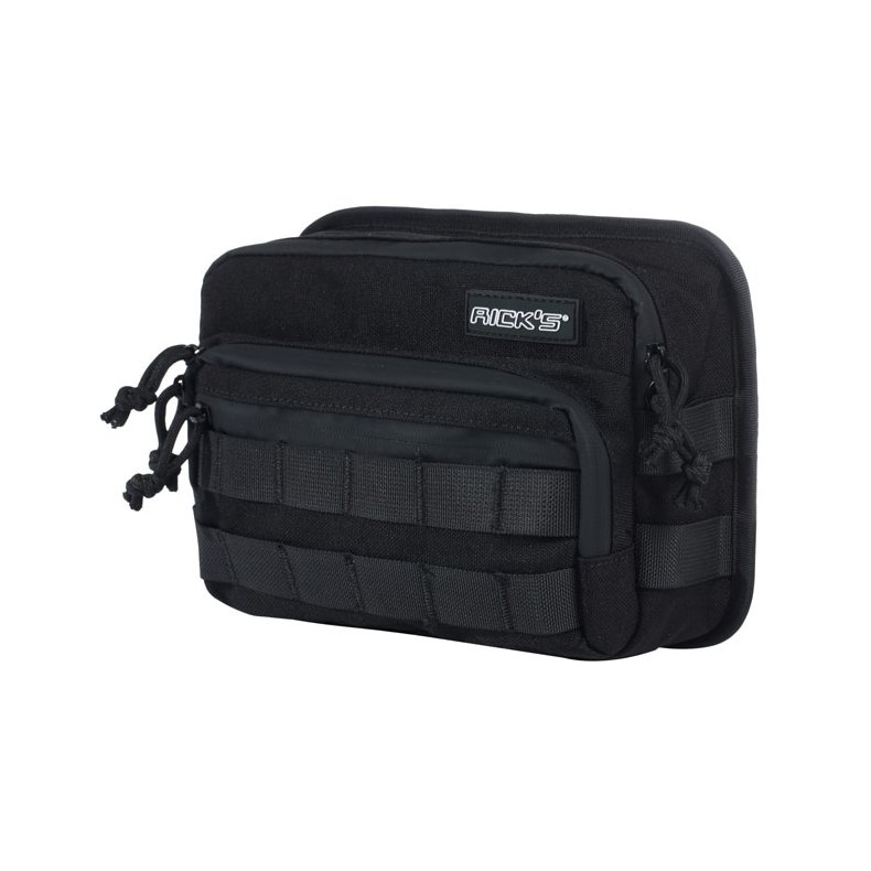Rick's Motorcycles, Clubstyle handlebar bag. Black
