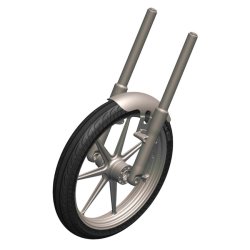 Rick's Motorcycles, 21" front fender. Steel  18-24 M8 Softail Fat Boy