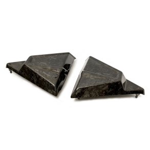 Tommy & Sons, FXR style carbon side cover set. Forged 14-25  touring