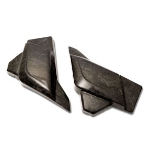 Tommy & Sons, Flow style carbon side cover set. Forged Touring.
