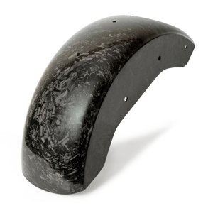 Tommy & Sons, carbon fiber stock style rear fender. Forged