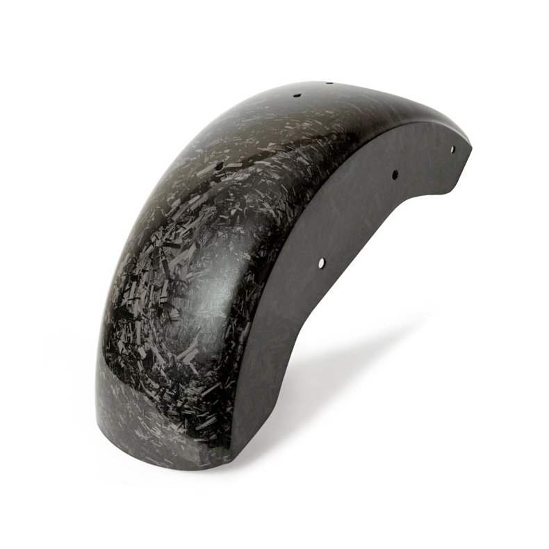 Tommy &amp; Sons, carbon fiber stock style rear fender. Forged