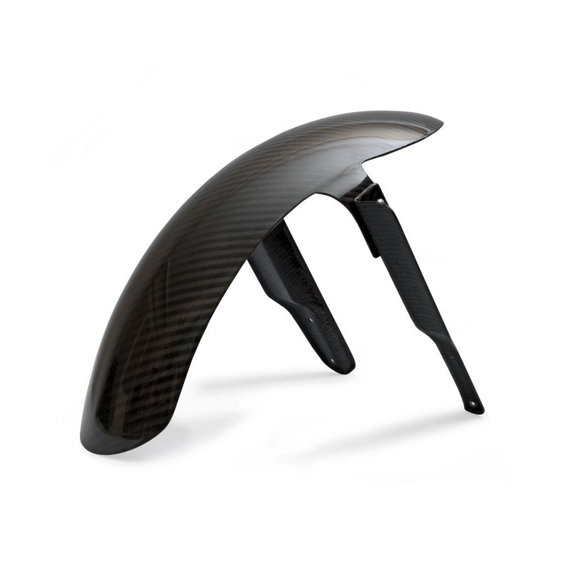 Tommy &amp; Sons, carbon fiber 3-piece front fender. Woven m8 softail.