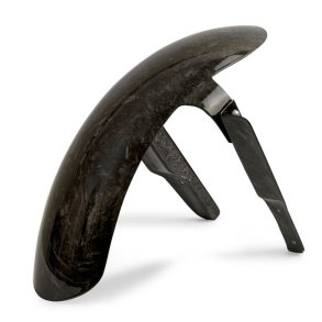 Tommy & Sons, carbon fiber 3-piece front fender. Forged Forged carbon.  Softail m8