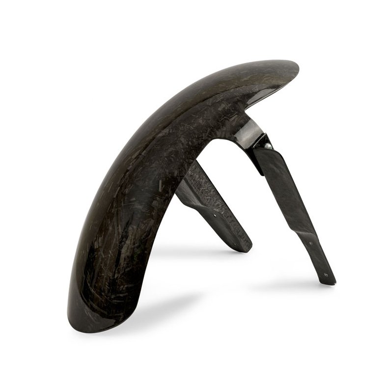 Tommy &amp; Sons, carbon fiber 3-piece front fender. Forged Forged carbon.  Softail m8