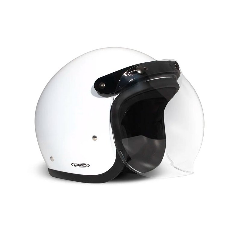 The Flip-Up bubble visor, er lavet til hjelme med 3 knapper i panden.