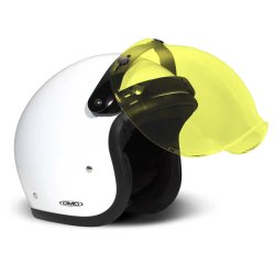 The Flip-Up bubble visor, er lavet til hjelme med 3 knapper i panden.