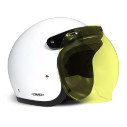 The Flip-Up bubble visor, er lavet til hjelme med 3 knapper i panden.