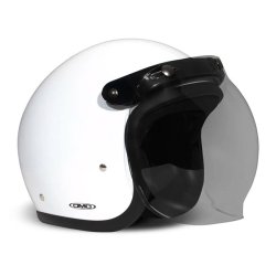 The Flip-Up bubble visor, er lavet til hjelme med 3 knapper i panden.