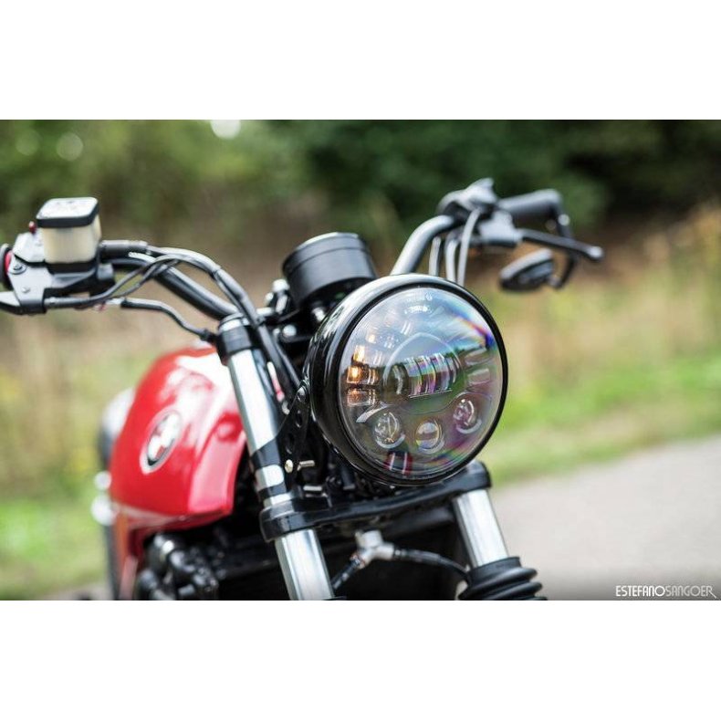 7.5 "Multi LED Headlight + Indicators Black