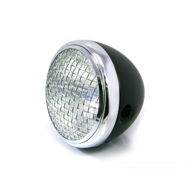 7.7" SCRAMBLER HEADLIGHT BLACK