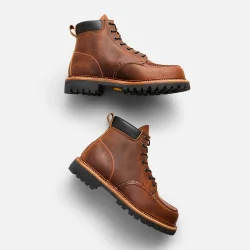 8213- NORWAY MOC� MEN'S 6-INCH BOOT IN COPPER ROUGH &amp; TOUGH LEATHER