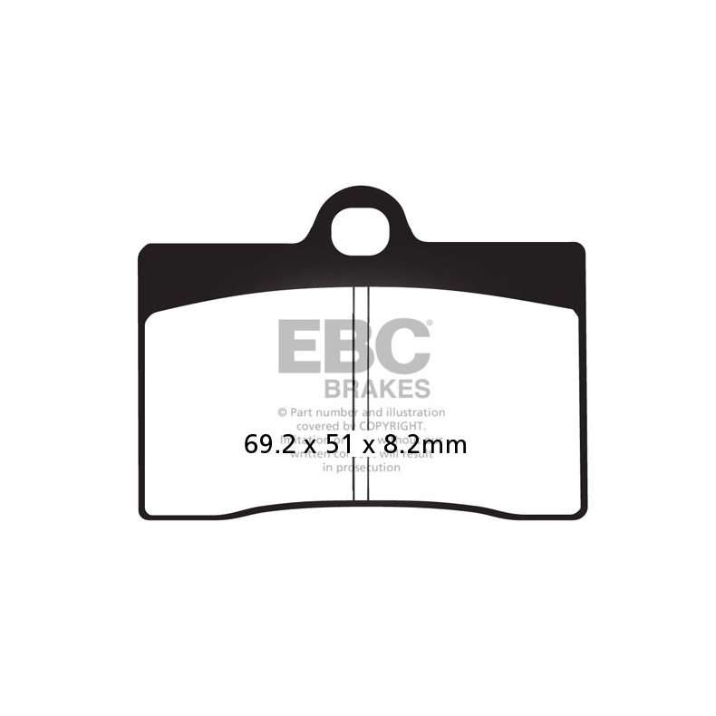 EBC V-PAD SEMI SINTERED BRAKE PADS