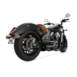 V&H, 2-2 HI-OUTPUT GRENADES EXH. SYSTEM Matte Black.