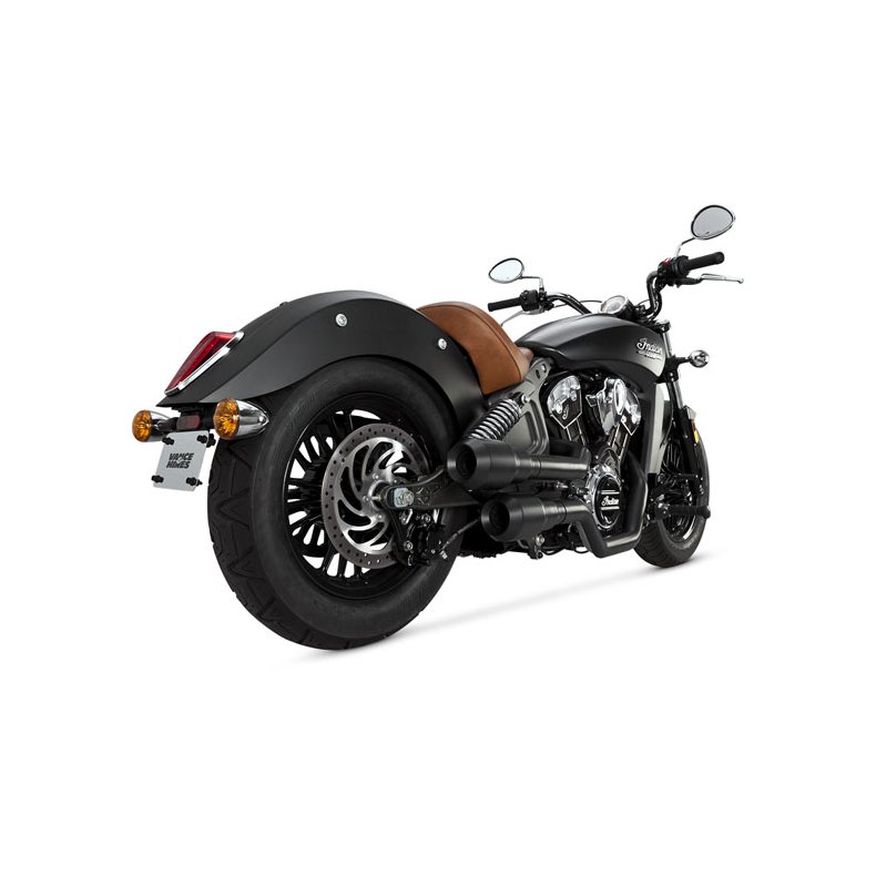 V&H, 2-2 HI-OUTPUT GRENADES EXH. SYSTEM Matte Black.